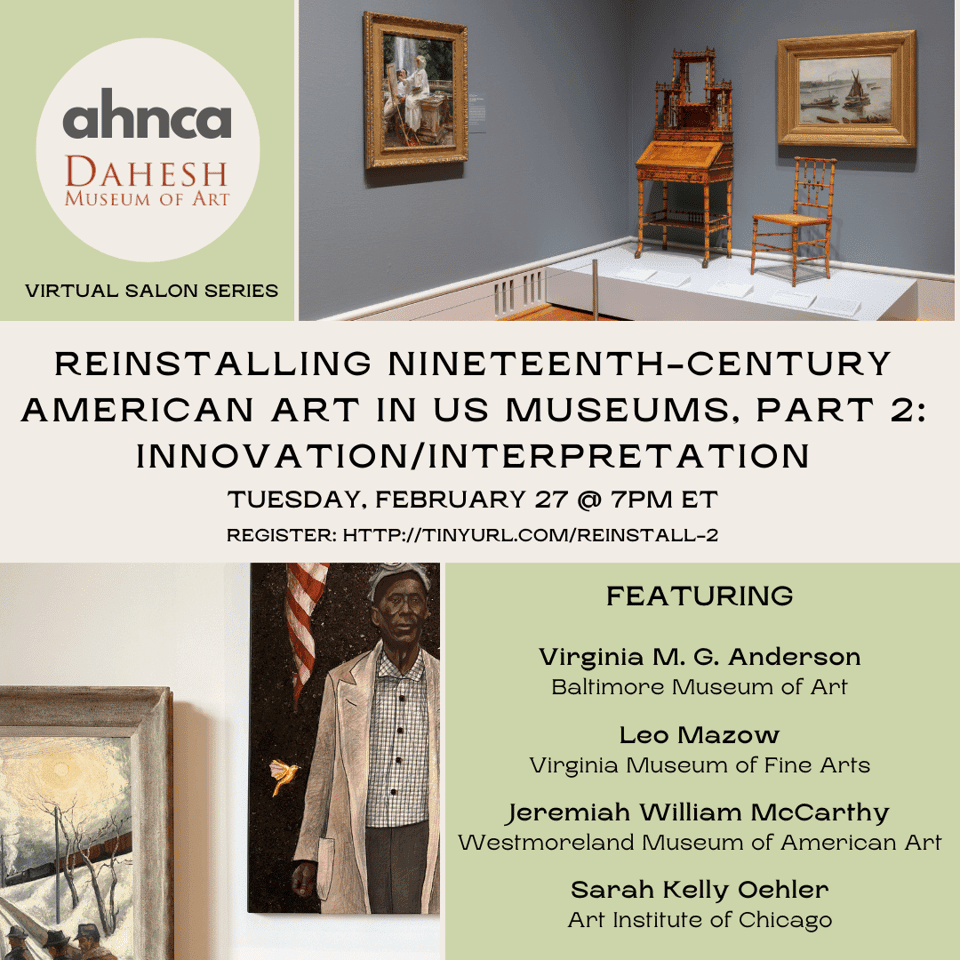 Featured image for “Reinstalling Nineteenth-Century American Art in US Museums, part 2: Innovation/Interpretation”